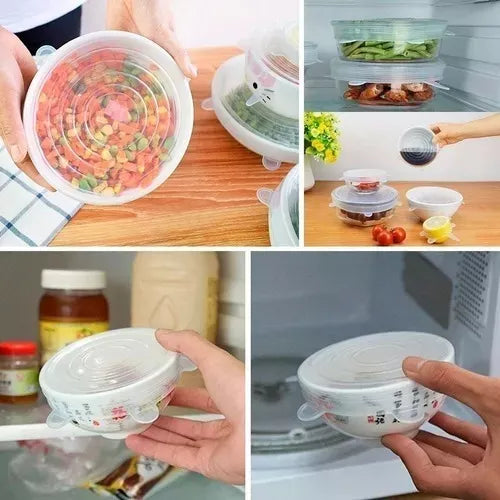 Tapas Elasticas Silicona Multiusos