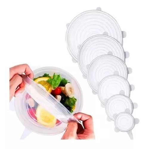 Tapas Elasticas Silicona Multiusos